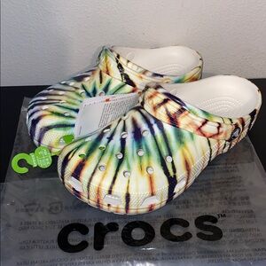 CROCS Classic Tie Dye Groovy Clog